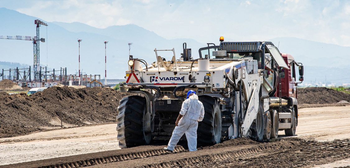 Amenajare banda pista Aeroport Ghimbav